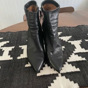 Isabel Marant cone heel leather boots!